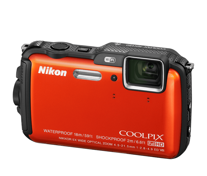 landheer Bont ik klaag Nikon COOLPIX AW120 | Compact Rugged Digital Camera w/ WiFi