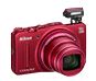 Red option for COOLPIX S9700