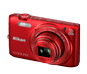 Red  COOLPIX S6800
