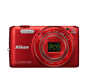 Red  COOLPIX S6800