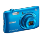 Blue option for COOLPIX S3600
