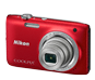 Red  COOLPIX S2800