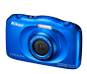 Blue option for COOLPIX S33