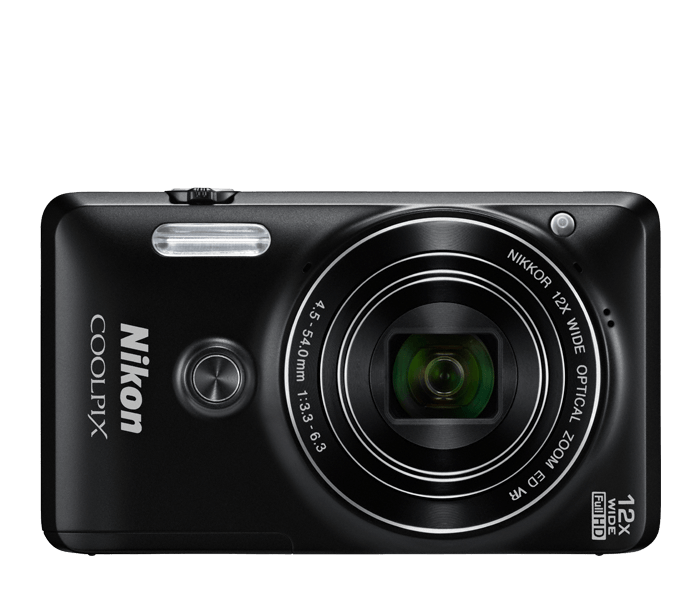  Nikon COOLPIX S6900 Digital Camera with 12x Optical Zoom and  Built-In Wi-Fi (Black) : Electronics