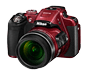 Red option for COOLPIX P610