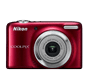 Red  COOLPIX L25
