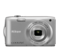 Silver option for COOLPIX S3300 (Refurbished)