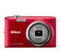 Red  COOLPIX S2700