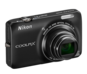 Black option for COOLPIX S6300