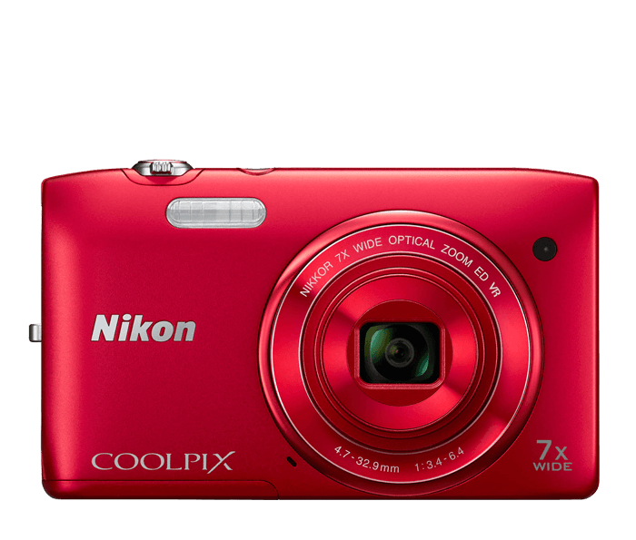 nikon camera red