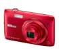 Red option for COOLPIX S3500