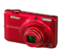 Red  COOLPIX S6500