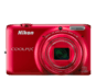 Red  COOLPIX S6500