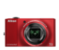 Red  COOLPIX S8000