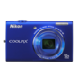 Blue  COOLPIX S6200