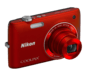 Red  COOLPIX S4100