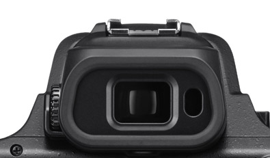 Photo of the viewfinder of the COOLPIX P1000