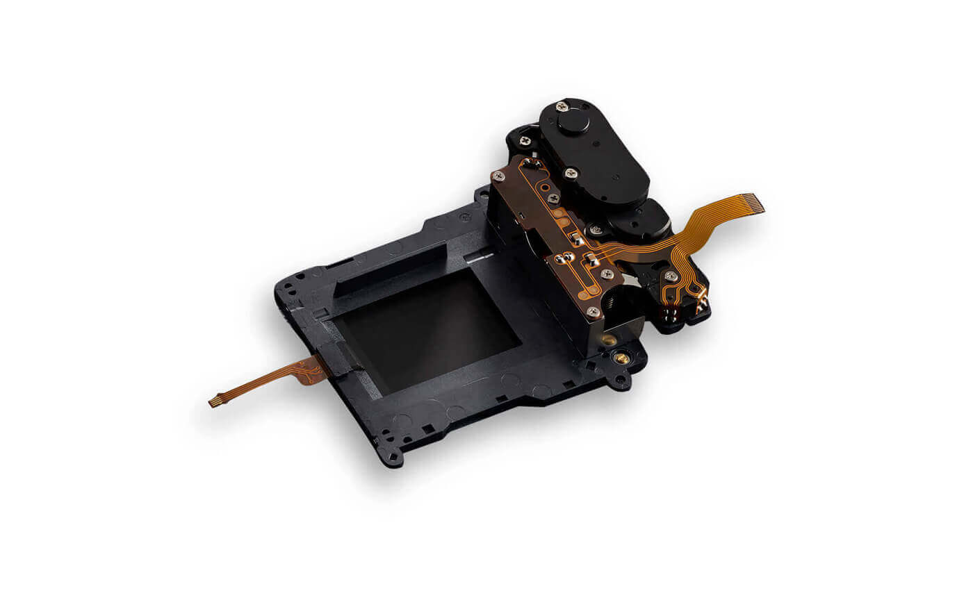 photo of the shutter mechanism of the D7500