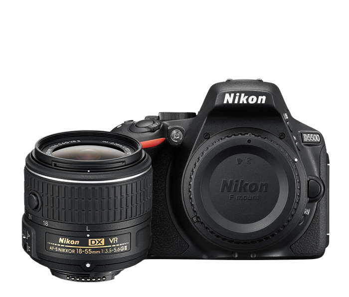 Camara Réflex Nikon D5500 con 18-55mm VR II Roja