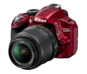 Red option for D3200