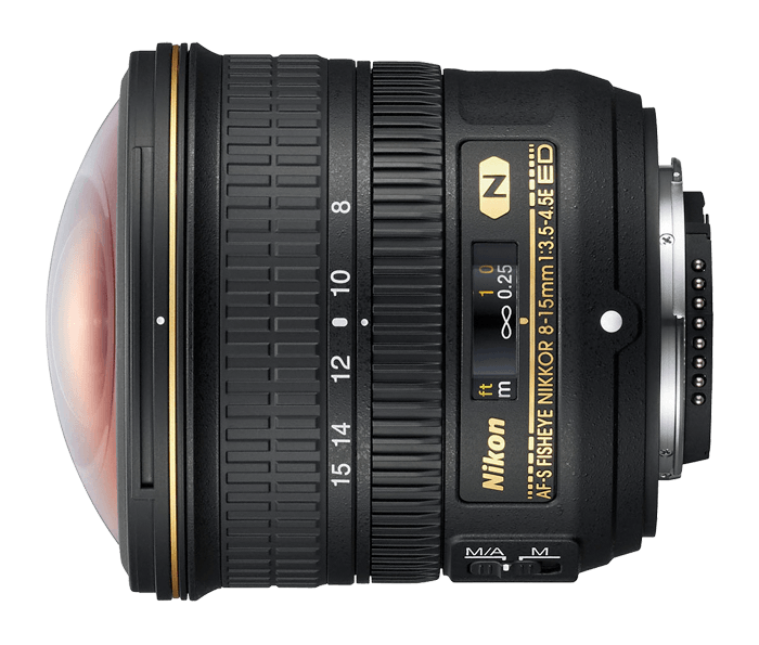 Nikon AF-S FISHEYE NIKKOR 8-15mm f/3.5-4.5E ED Lens