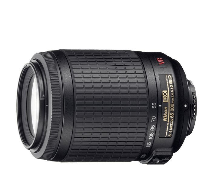 高価値セリー AF-S DX VR Zoom Nikkor 55-200mm 望遠レンズ レンズ ...