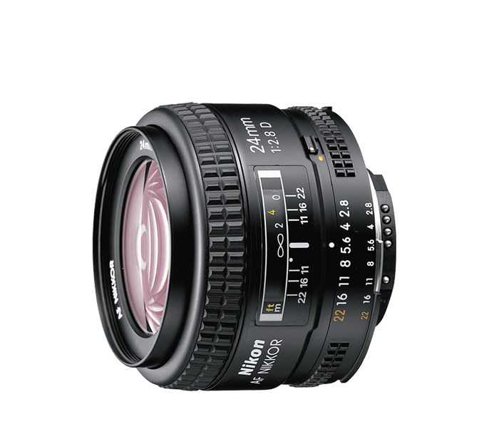 なしキズNikon ニコン AF Nikkor 24mm f2.8 PrimeLens - レンズ