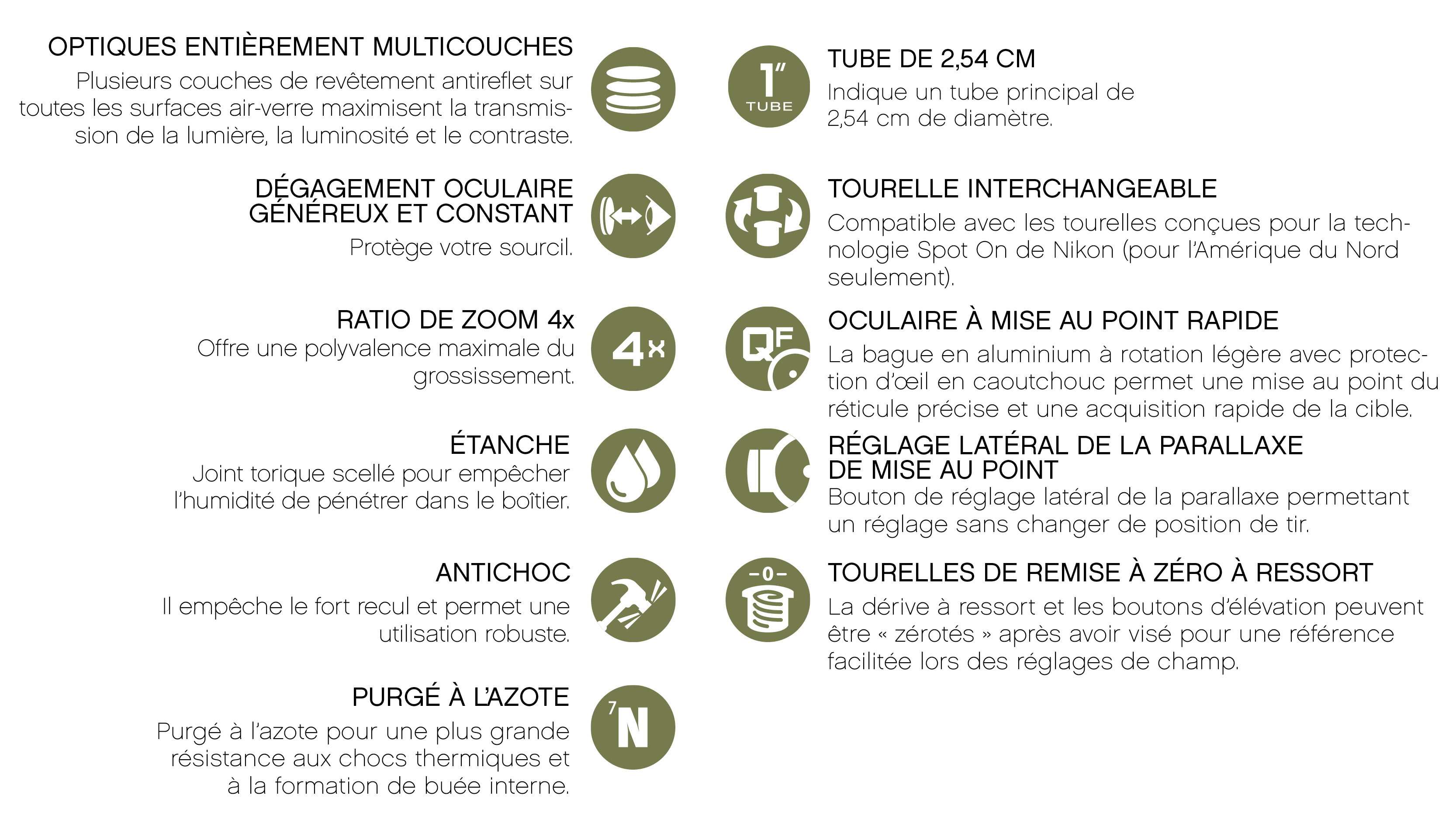 Jumelles NIKON PROSTAFF 5 10x42 /étanche robuste ergonomique